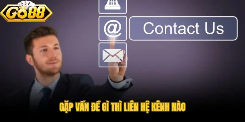 Bảng điều hướng giúp liên hệ hỗ trợ đúng kênh ngay lần đầu