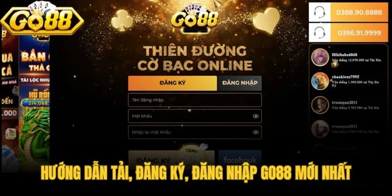 Hướng dẫn đăng ký, đăng nhập và tải Go88 đúng nguồn