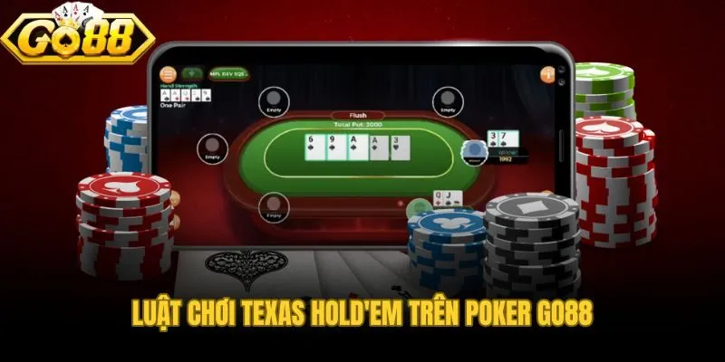 Chuỗi vòng cược từ pre-flop đến showdown trên poker Go88